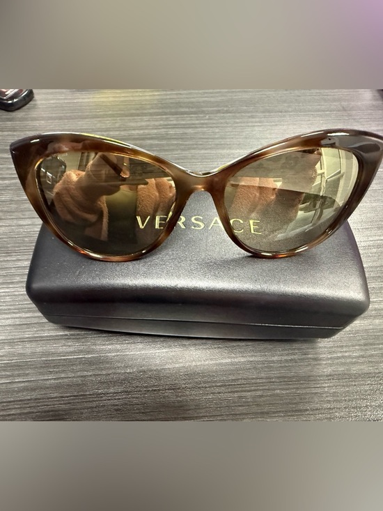 Versace Accessories - Authentic Versace Women's Tortoiseshell Frame Sunglasses with Brown Lenses NEW